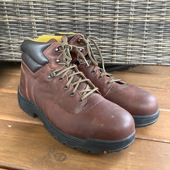 Timberland PRO Titan Safety Toe Waterproof Oil Slip Resistant Work Boots 14XW - Picture 3 of 16